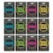 Teacher Created Resources Chalkboard Brights Hall Pass with Lanyard, 4 Designs, 12PK 20320 - alternate 1